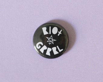 Riot Grrrl One Inch Button