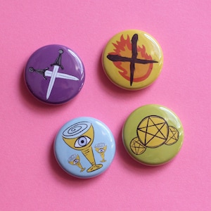 Tarot Button Set