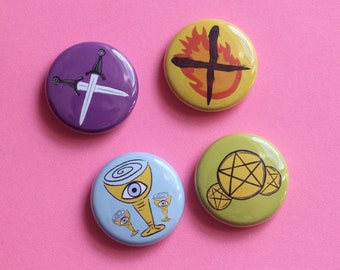 Tarot Button Set