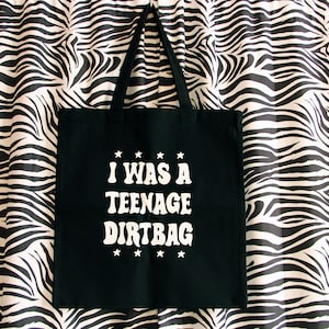 Teenage Dirtbag Tote in Black