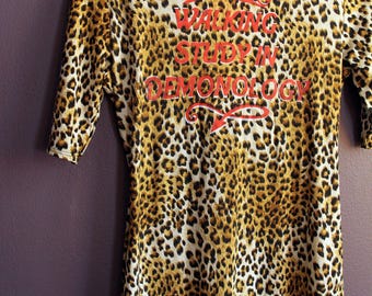 Leopard Demonology Dress / One of a Kind