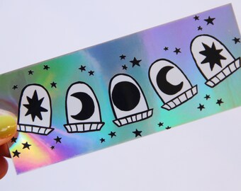 Holographic Moonphase Sticker