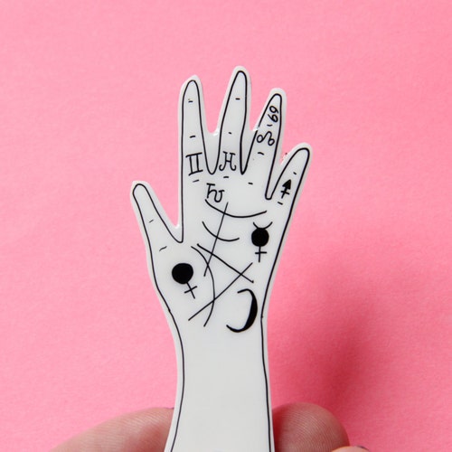 Palmistry Hand Brooch / Pin / Witchy Occult Pin