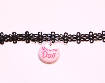 Choker // Not Your Doll Y2K 90's Necklace