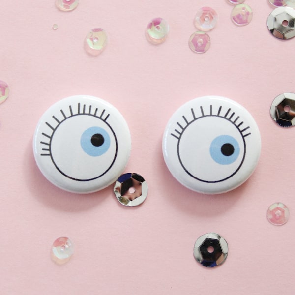 Eye See You One Inch Button Set of Two