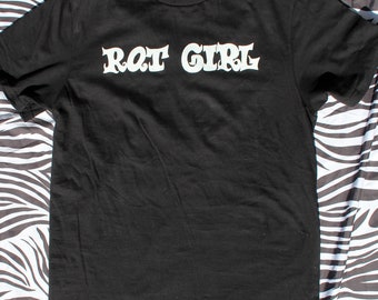 Rat Girl T-Shirt in Black