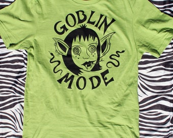 Goblin Mode T-Shirt in Sage Green