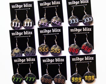 Angel Number Earrings // Pick Your Number