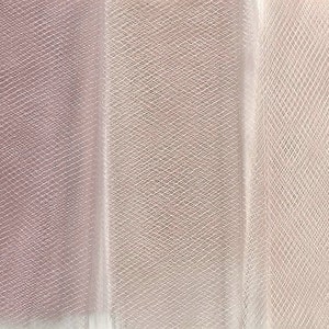 Ombre Hand Dyed Blush Pink Bridal Veil Cathedral, Blusher, Double Tier, Elbow, Finger Tip by Cleo and Clementine image 4