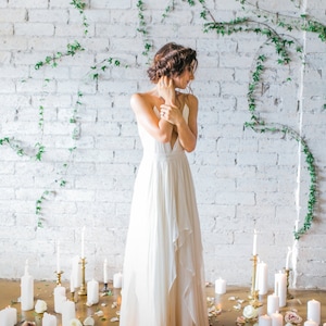 Silk Gauze Ombre Wedding Gown The Clementine by Cleo and Clementine image 3