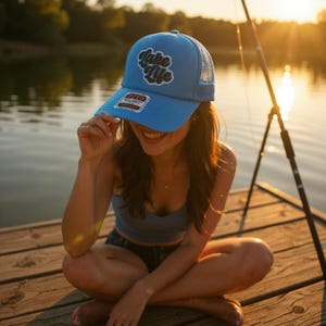 Gorra de camionero Lake Life, gorras de verano, gorras de playa, gorras de barco, gorras de lago, gorra de camping, tendencia, popular, verano, vacaciones de primavera, vacaciones