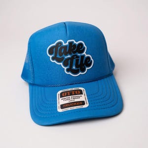 Lake Life Trucker Hat, Summer Hats, Beach hats, Boat Hats, Lake Hats, Camping Hat, Trending, Trendy, Popular, Summer, Spring Break, Vacation