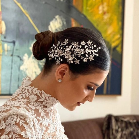 Swarovski Crystal Bridal Headpiece Bridal Headband, Swarovski Crystal Headband, Wedding  main image 2