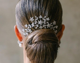 LOUISE - Simulated Diamonds Bridal Hair Comb