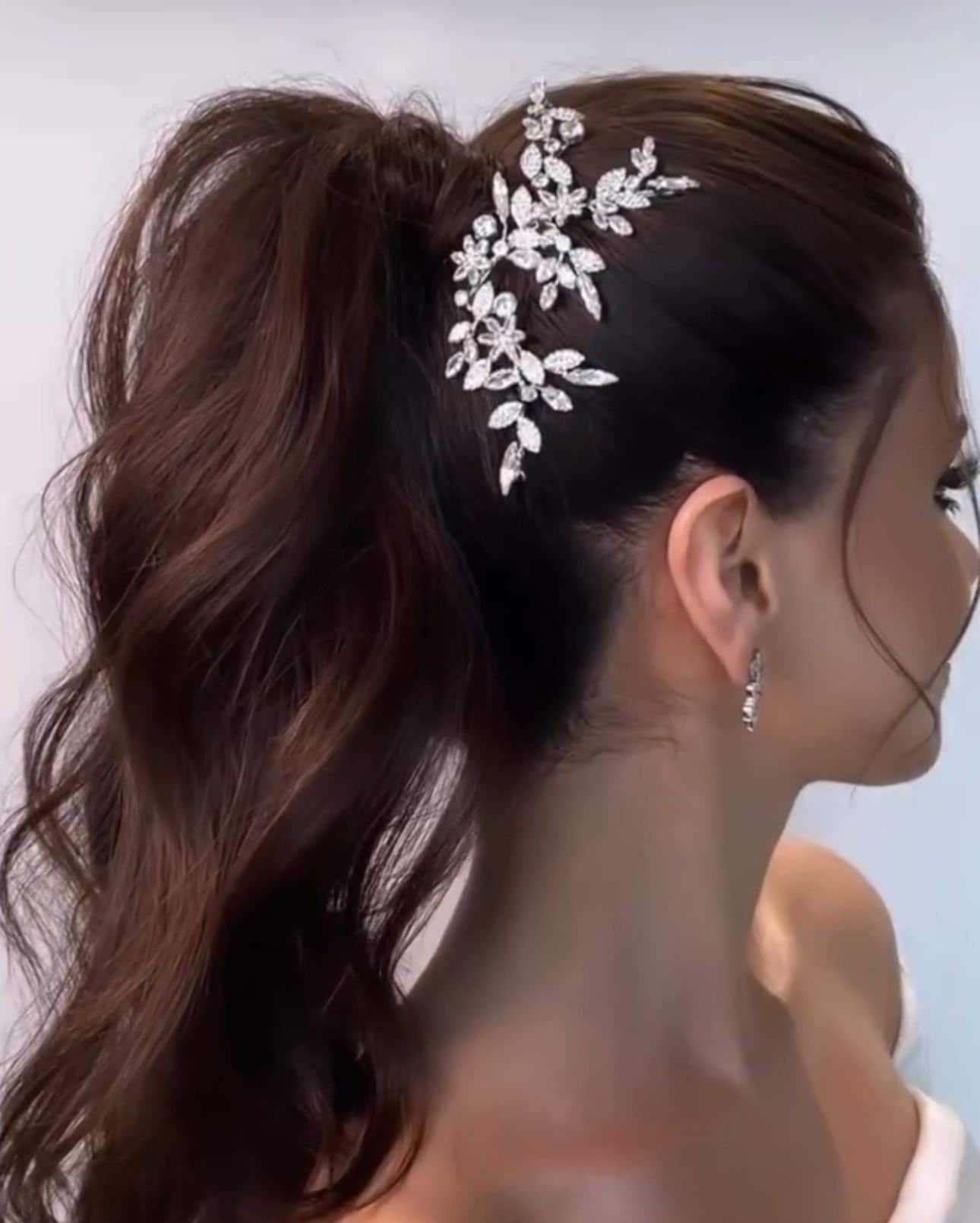 GISELLE- Swarovski Crystal Bridal Hair Side Piece - Etsy