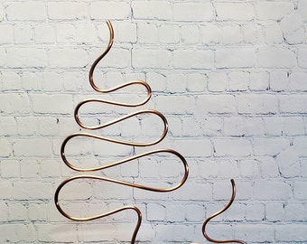 Large Copper Plant Trellis Wave, Houseplant Accessories