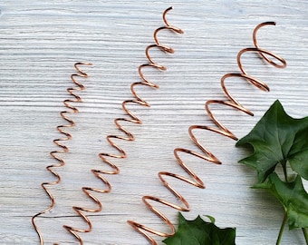 Electroculture Copper Antenna Garden Stake Set