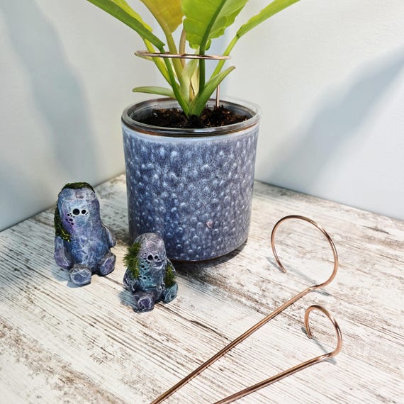 plant hangers indoor Calla Lily White Macrame Plant Hanger - Air Plant Holder
