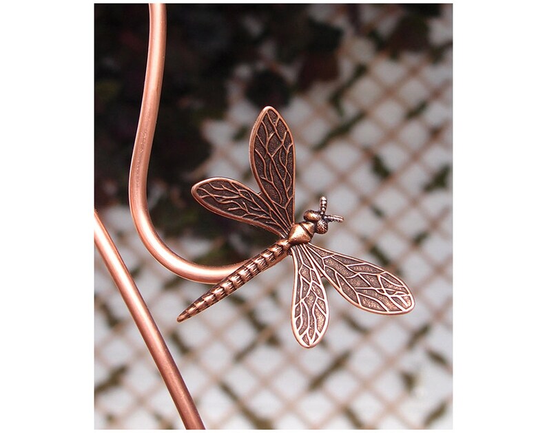 Copper Glass Handmade Gift Personalized Custom for Him or Her Rainbow Wind Chimes Dragonfly Butterfly