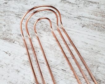 Modern Plant Support Stake, Indoor Copper Houseplant Accessories, Monstera and Philodendron Supports, Plant Gifts