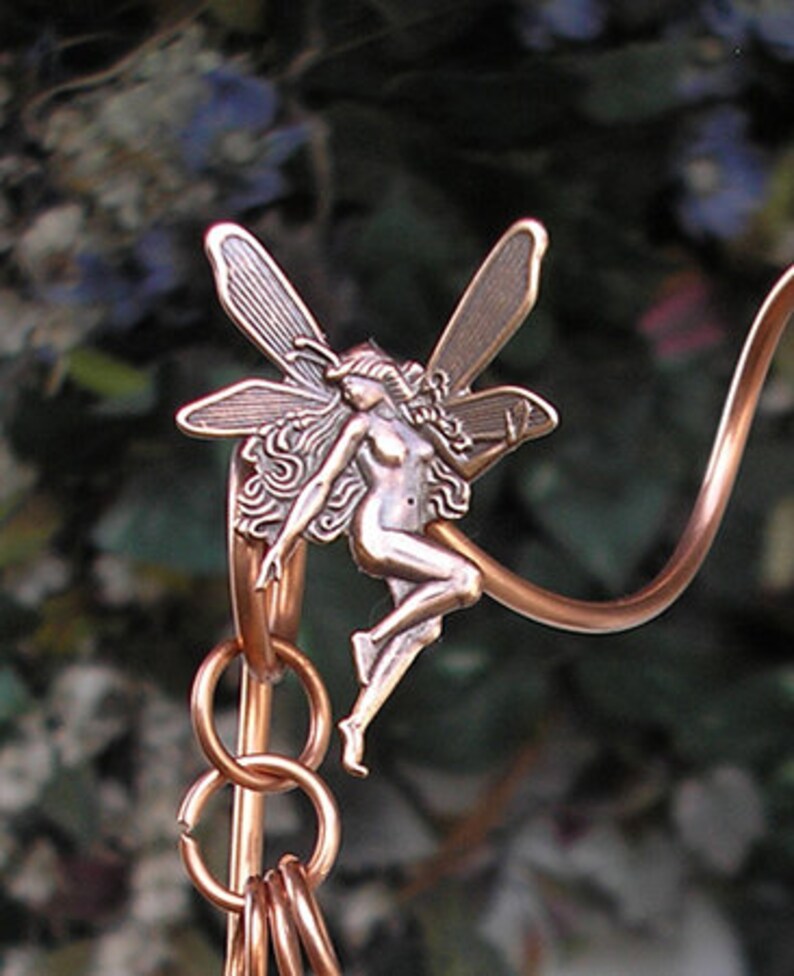 Rainbow Dragonfly Plant Stake Copper Garden Decor Etsy