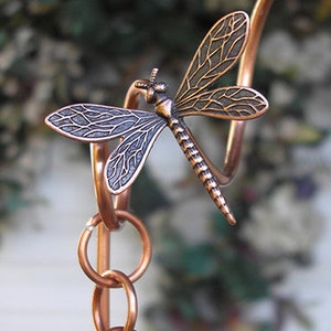 Electroculture copper coil stake, dragonfly garden antenna, butterfly glass suncatcher, plant mom gardening gift image 4