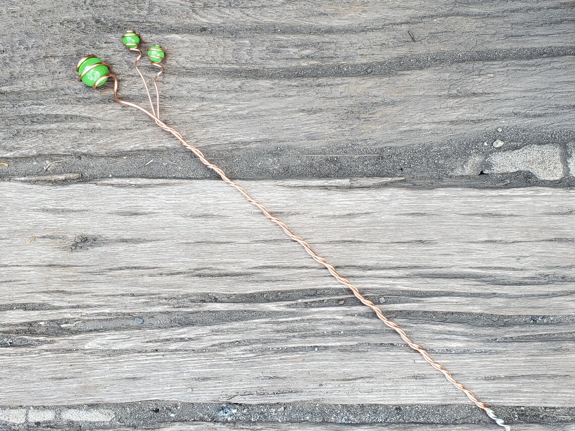 Copper Plant Stakes Indoor Planter Decoration Copper Plant Etsy