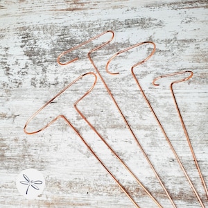 Track Plant Supports, Copper Accessories, Monstera & Philodendron Starter Plant Stakes