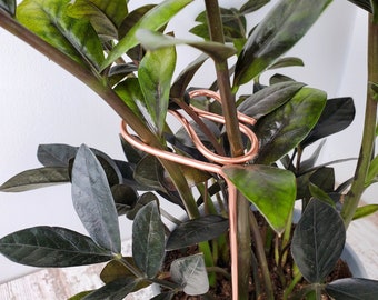 Plant Support Stake, Copper Trellis Stakes, Houseplant Care Accessories