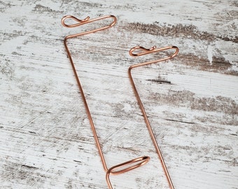 Copper plant stakes, long support houseplant stick, metal stem holder, indoor accessories, plant mom gifts