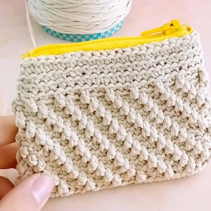 Crochet Wallet Pattern - Wallet PDF Pattern - English and français Pattern