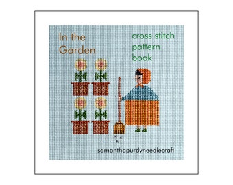 cross stitch pattern PDF In the Garden cross stitch pattern book