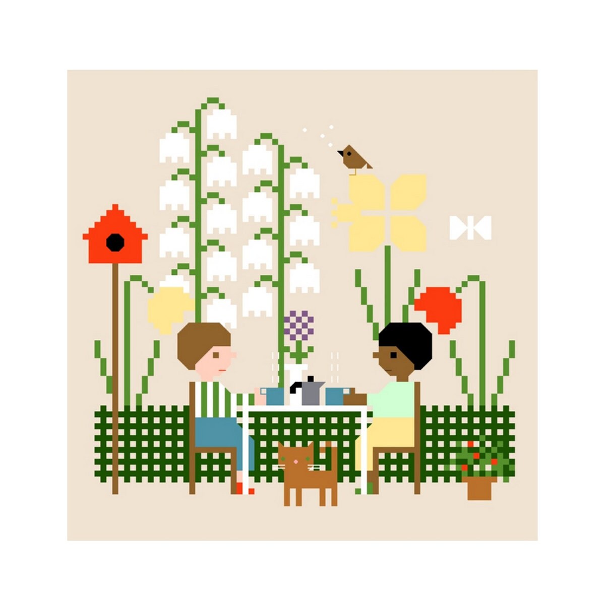 Cross Stitch Pattern PDF Garden Flowers - Etsy