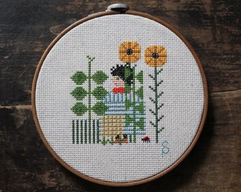 cross stitch pattern PDF Flowers and Foliage