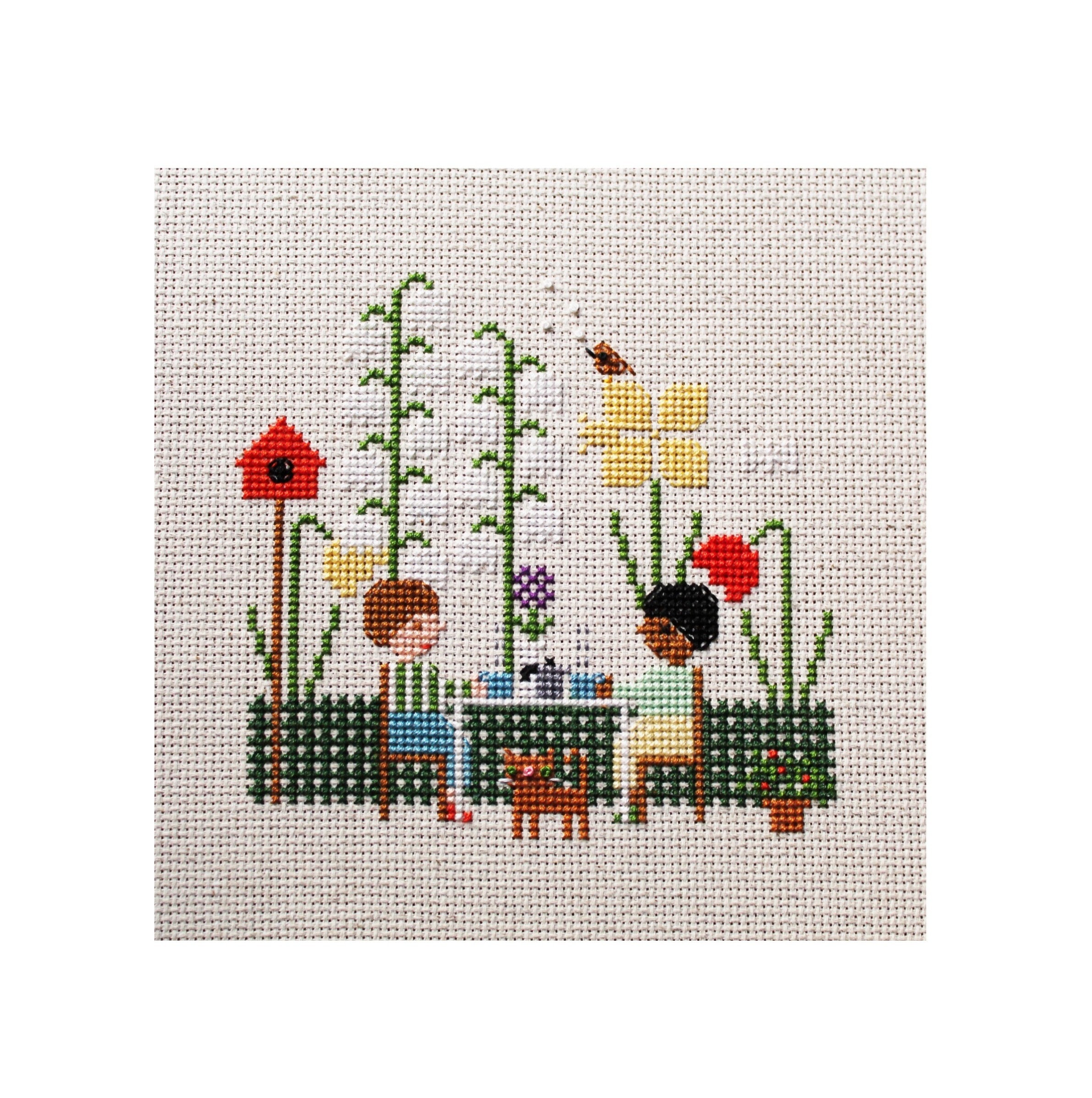 Cross Stitch Pattern PDF Garden Flowers - Etsy