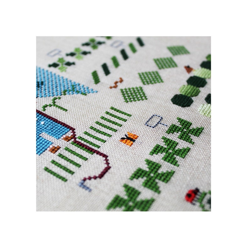 Cross stitch pattern PDF Vegetable Garden | Etsy