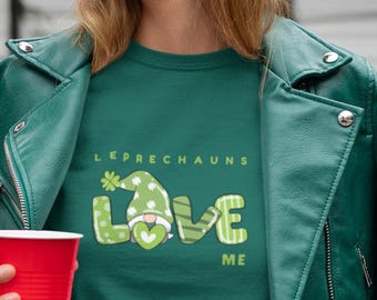 St. Patrick's leprechaun gnome shirt with Irish holiday jokes