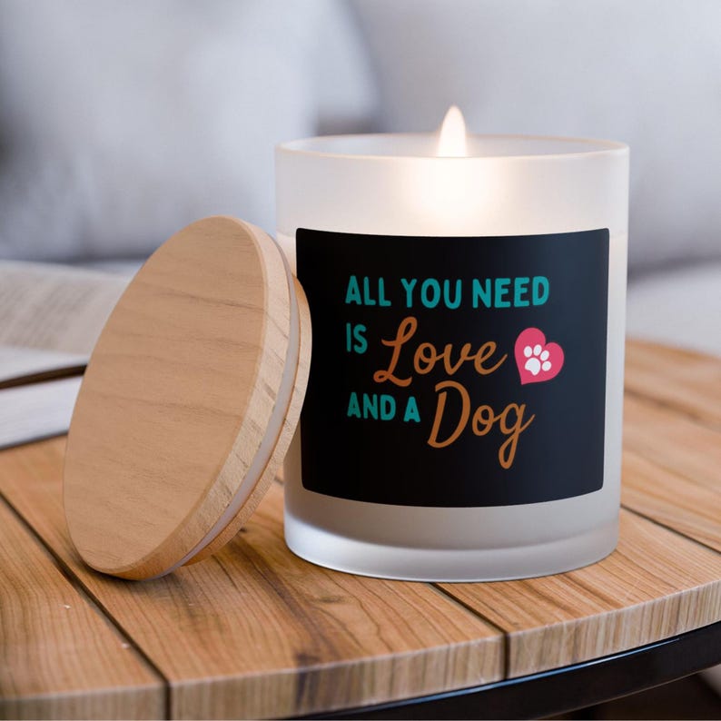 HodgepodgeHedgehogHH Dog Lovers Candle - Thumbnail 4