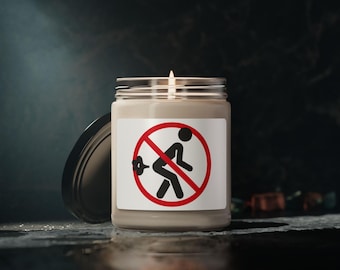Grappige geurkaars, humorcadeau, propcadeau, woondecoratie, verjaardag, kantoorgrap, geen scheten