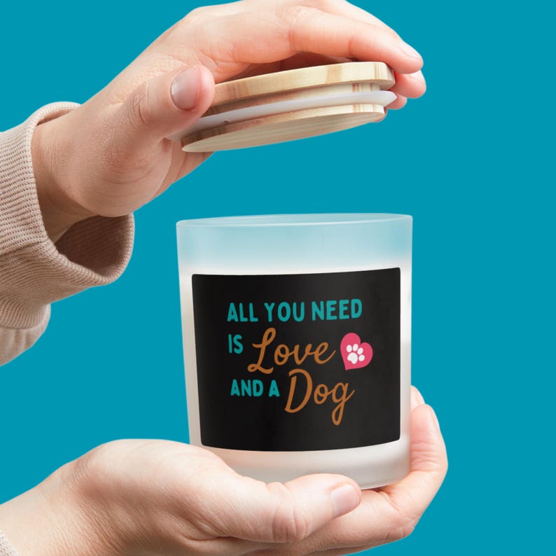 HodgepodgeHedgehogHH Dog Lovers Candle - Thumbnail 2
