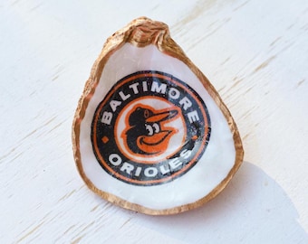 Baltimore Orioles Oyster Shell Trinket Dish, Ornament