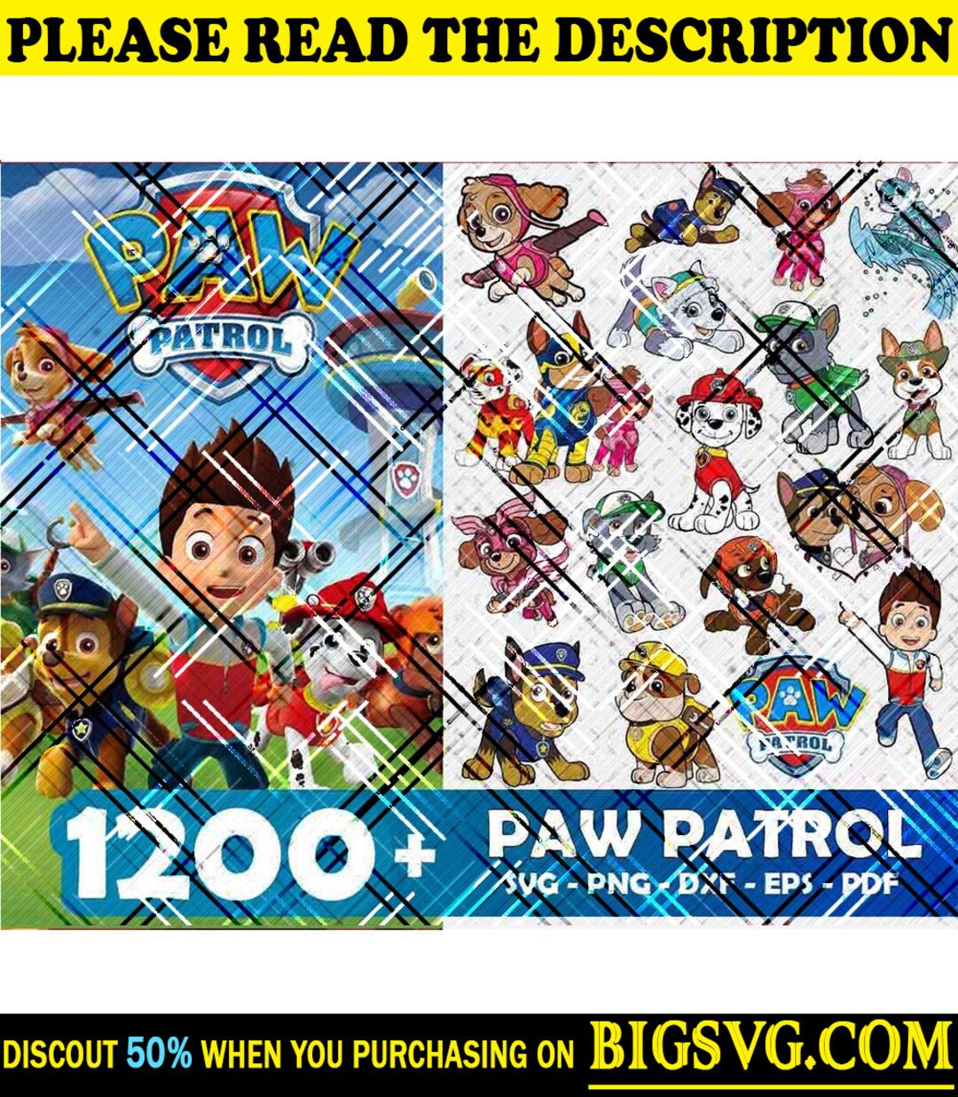 1000 Paw Patrol SVG Bundle, Layered Head, Badge, Cartoon Dogs, Cricut ...