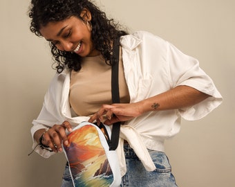 Sunset Over the Pacific Crossbody Bag
