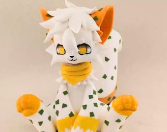 Figuras Furui personalizadas, figuras de arcilla de Fursuit, figuras de arcilla de anime, estatuas de Fursuit, figuras de arcilla, personajes personalizados para juegos o animaciones