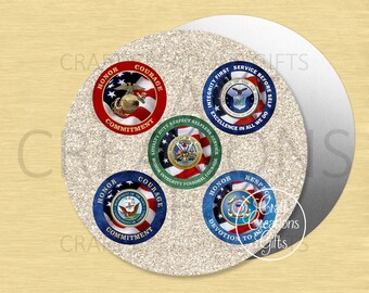 CRAFT SIGN Military Branches Core Values Wreaths Crafts Tiered Tray Decor