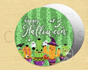 CRAFT SIGN Happy Halloween Cactus Crafts Wreaths