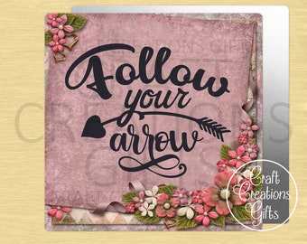CRAFT SIGN Follow Your Arrow Wreaths Crafts Tiered Tray Decor