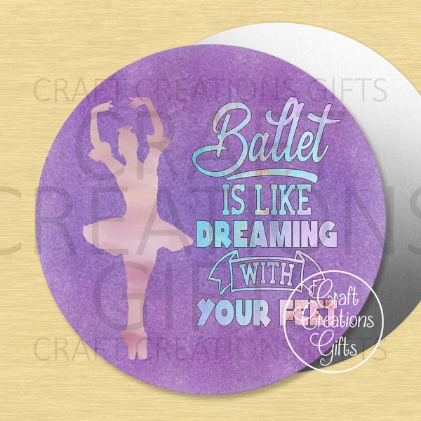 CRAFT SIGN Ballet Is Like Dreaming With Your Feet Crafts Decor Wreaths