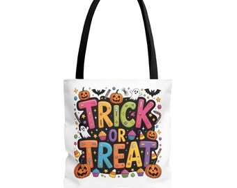 Kids Trick or Treat Bag Halloween Tote Bag Candy Bag 13x13 inch