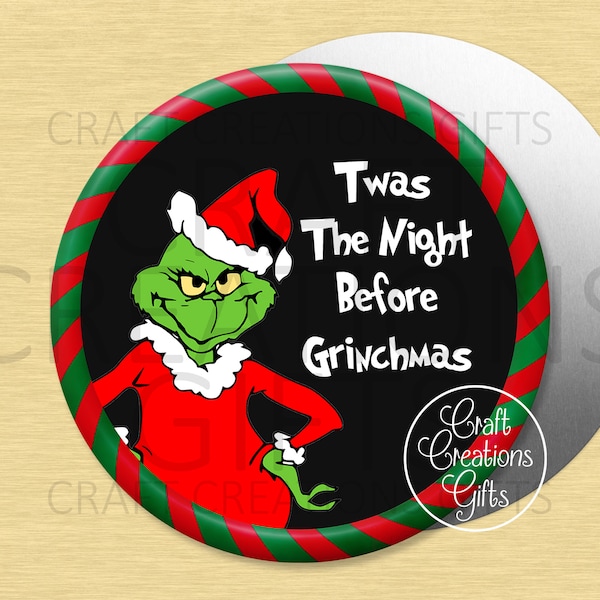 CRAFT SIGN Twas The Night Before Grinchmas Christmas Crafts Wreaths Miniatures Wreaths